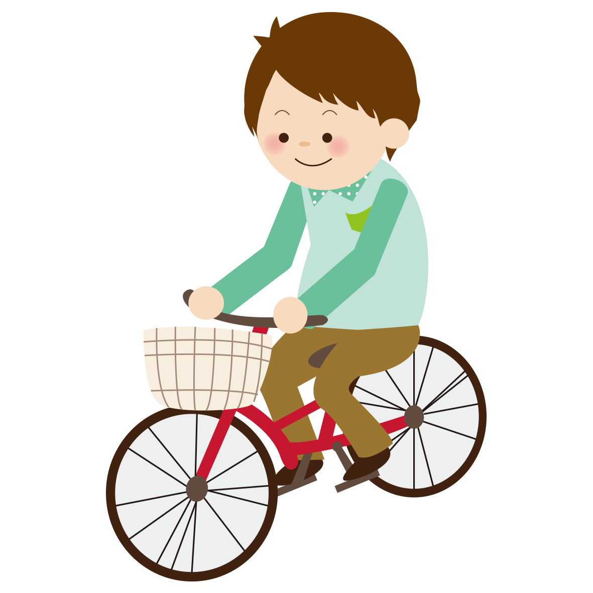 自転車と男の子