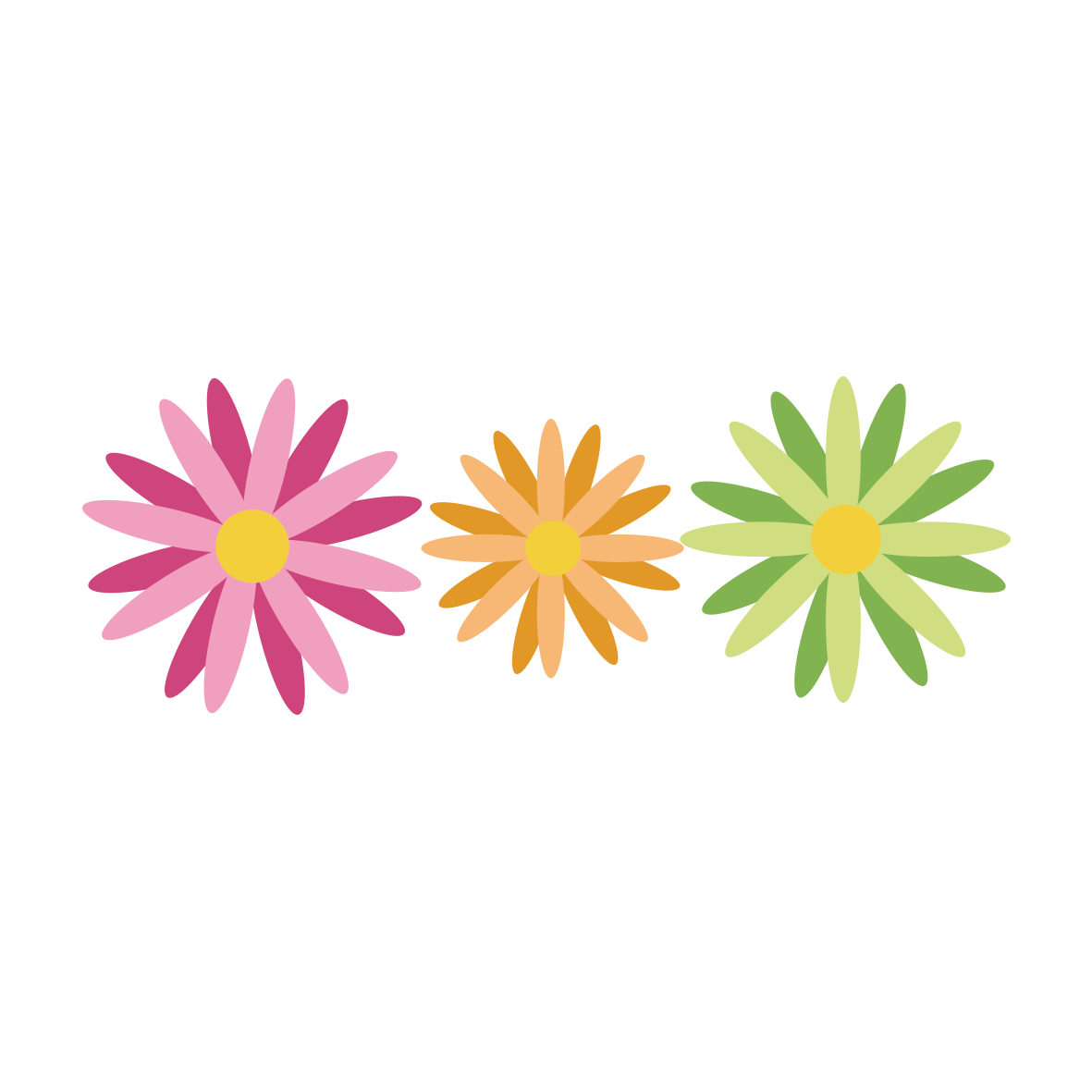 ピンク・緑・オレンジなど、色とりどりのお花が素敵でポップなイラスト線です。
いくつか並べれば長いテキストを飾ることもできます☆<br>
春らしいカラーなので、入園・入学の時期のお便りに華を添えるにはピッタリのイラストです。<br>
イラストAiのイラスト素材は、全て登録不要・無料・商用利用OKです。是非役立ててくださいね♪