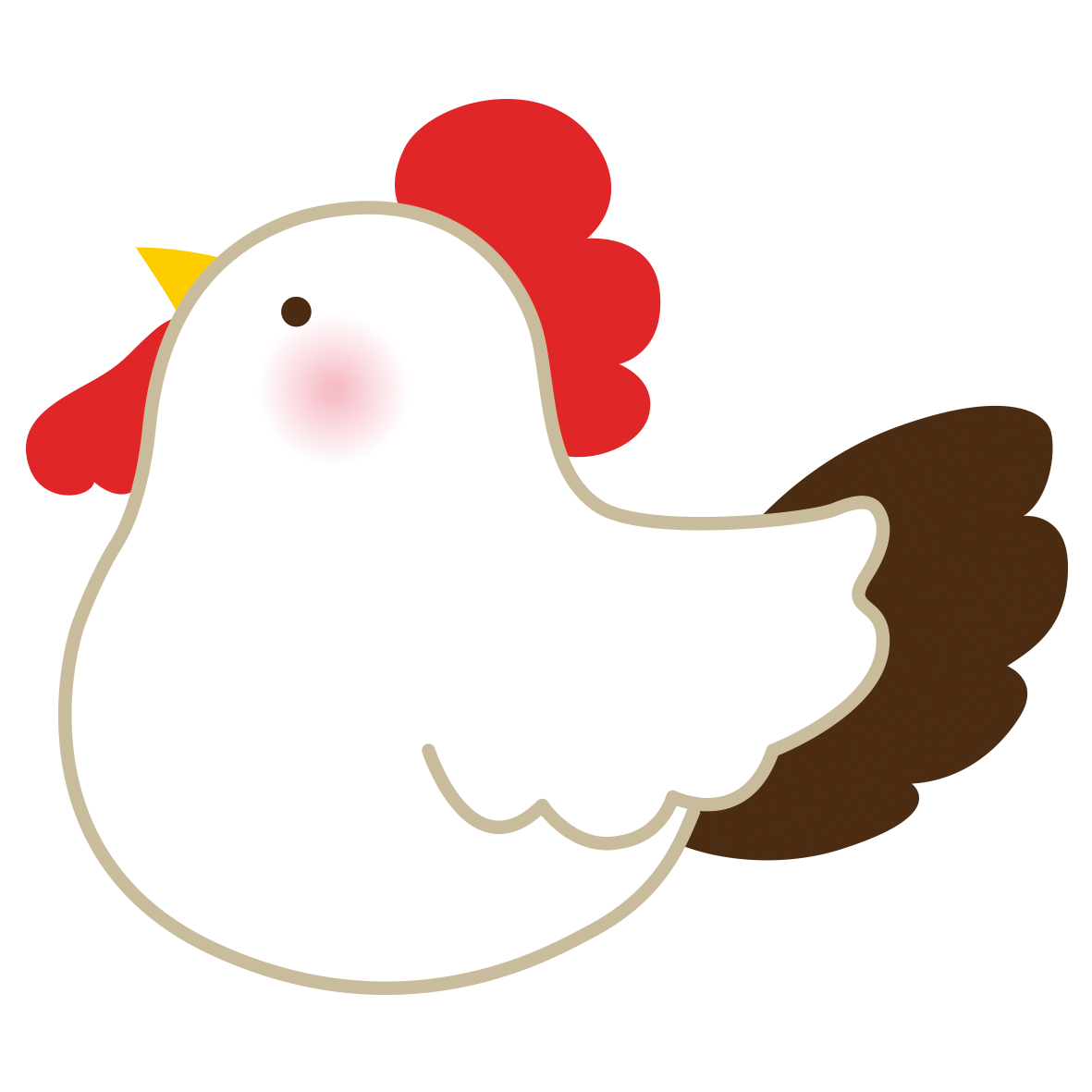 動物画像無料 新鮮な鶏 イラスト フリー