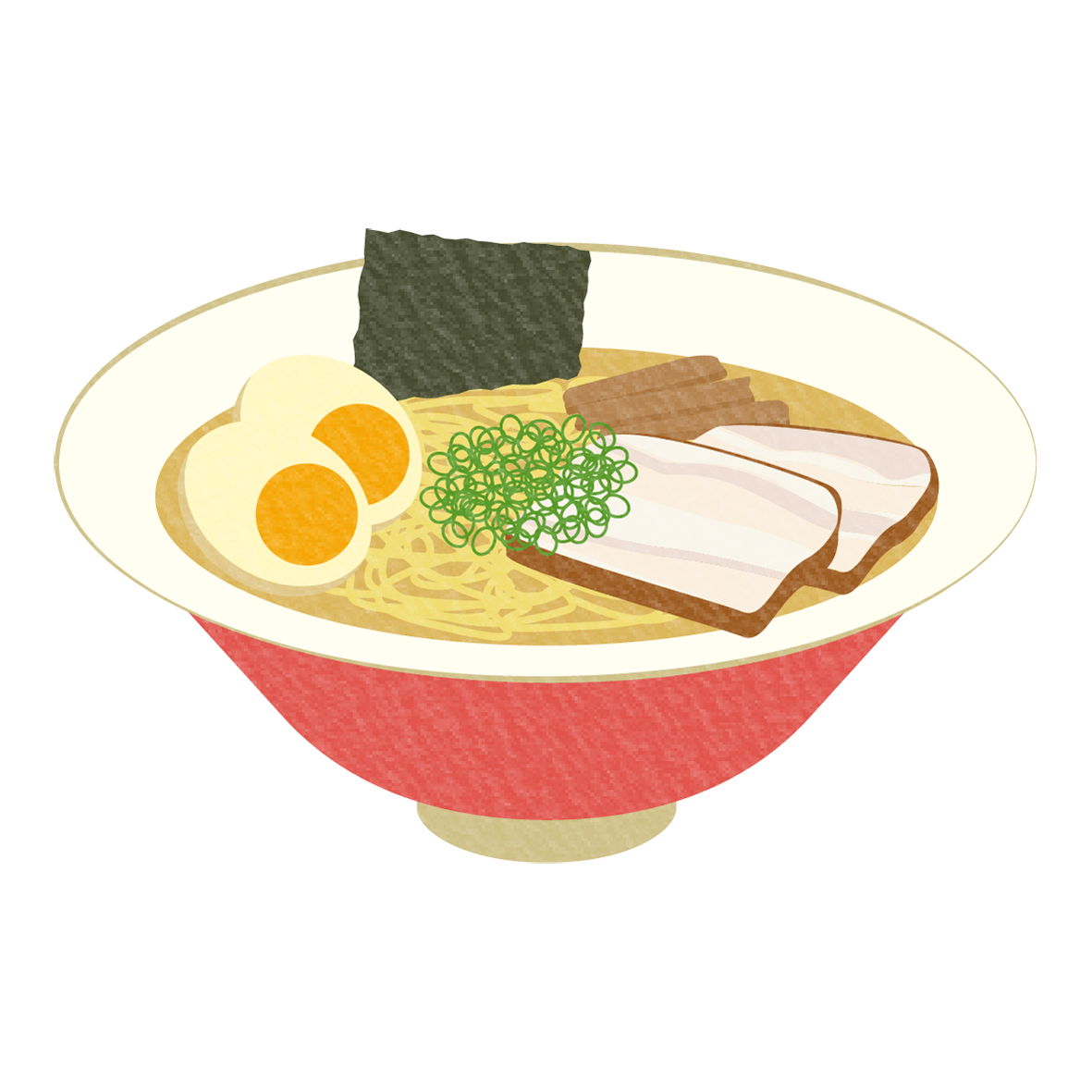 煮たまご付きラーメン